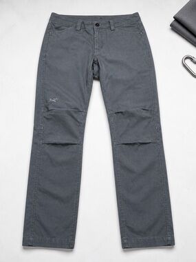 Arc'teryx Women’s Grey Outdoor Travel Tech Hiking Pants - Low Rise